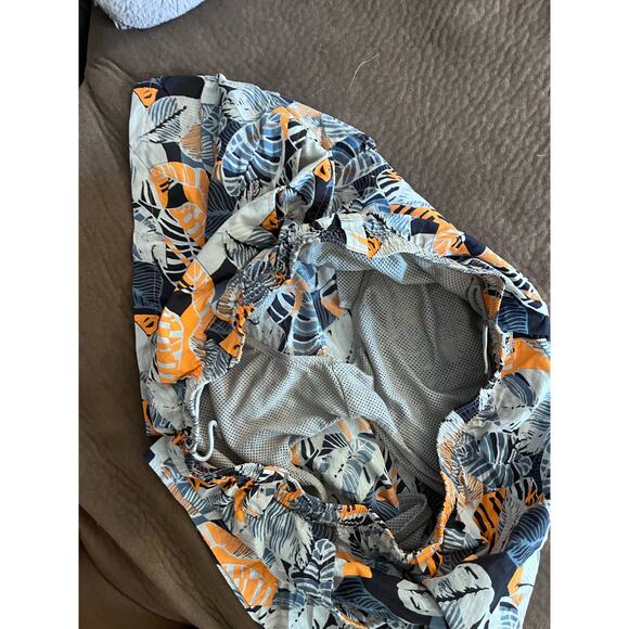 COLUMBIA PFG Men's Clearwater Shores Palm Print Water Fishing Shorts Size L - Picture 2 of 5